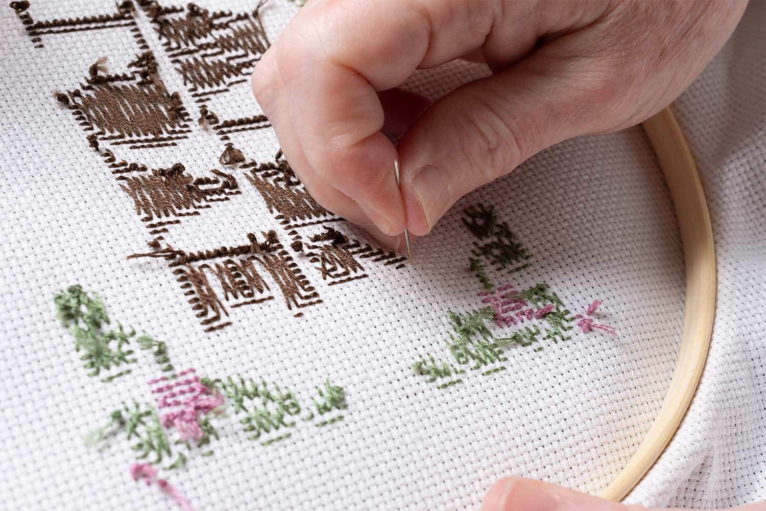 Resident stitching 